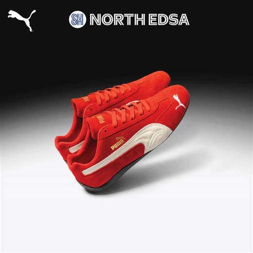 🏁❤️Inspired by fireproof F1 footwear, Speedcat is coming in hot from track to fashion capitals. Restocking on October 12 at PUMA 📍City Center, Level 2 SM North Edsa. #SPEEDCAT #PUMAPH | SM North EDSA