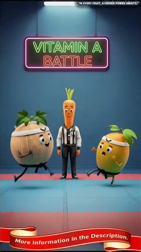Vitamin A Battle : Cantaloupe - Mango