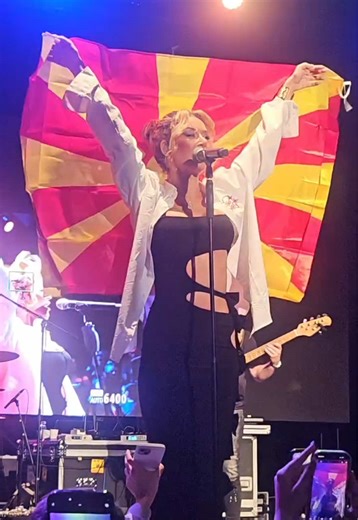 Live Performance by Tea Tairovic in Macedonia