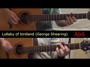 Lullaby of birdland (George Shearing) Jazz standard guitars duet with chords
