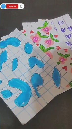 Diy pattern paper at home ✨ #youtubeshorts #shorts #ideas