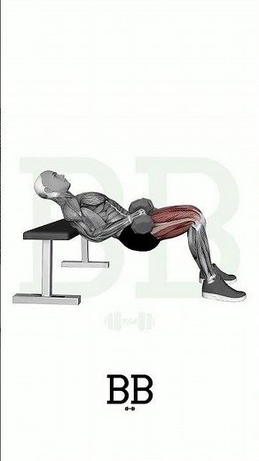 Dumbbell Hip Thrust (GLUTES): Build Stronger Glutes & Hips! 💪