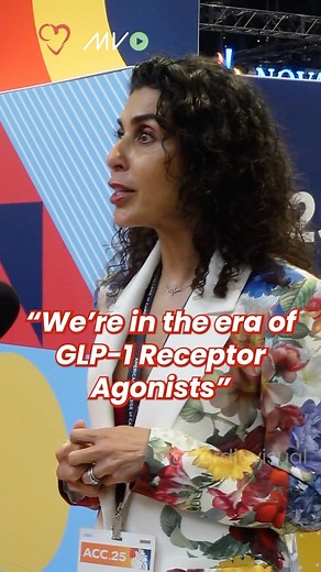 CardioVisual: Powered by MedicalVisual on Instagram: "✨ Entering our GLP-1 Agonist Era ✨ Dr. Martha Gulati (@drmarthagulati) breaks down how GLP-1 receptor agonists are changing preventive cardiology, and what’s next. She discusses the STRIDE study, which showed that GLP-1s improve outcomes in patients with overweight or obesity, even without diabetes. And new data on high-dose oral semaglutide found a significant reduction in major cardiovascular events among patients with established ASCVD. 🎙