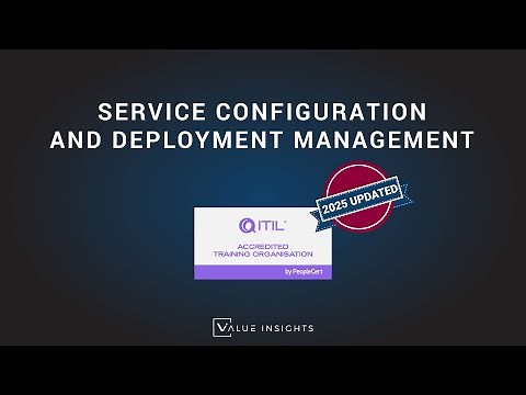 ITIL® 4 Foundation Exam Preparation Training | Service Configuration and Deployment Management