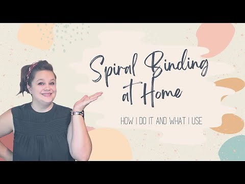 SPIRAL BINDING AT HOME | How I Do It and What I Use | Homeschooling Made Easier