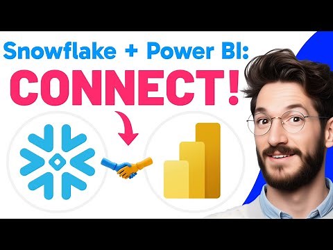 How to CONNECT SNOWFLAKE to POWER BI (Step by Step) 2025