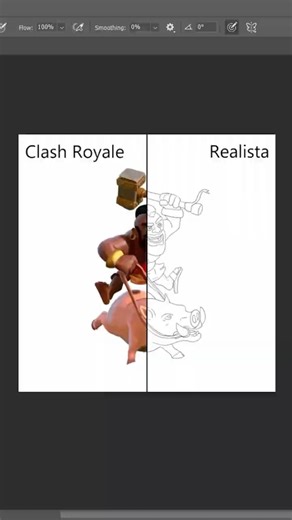 Dibujando al MONTA PUERCOS en estilo CLASH ROYALE #clashroyale