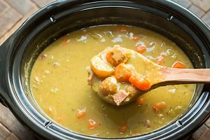 Slow Cooker Split Pea Stew