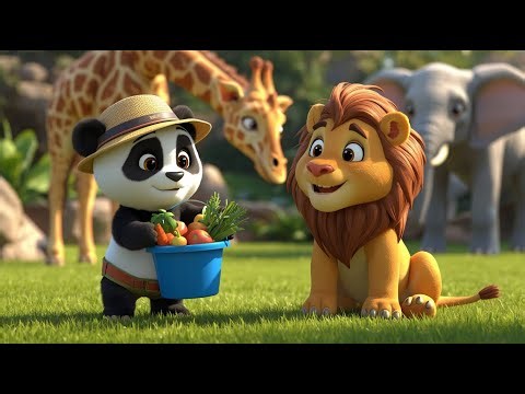 Wild Animals Adventure for Kids 🦁🐘 | Learn Animal Names & Sounds | Fun Nursery Rhymes