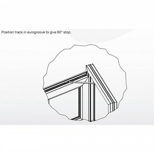 UPVC Door Restrictor Stay. 335mm For uPVC, French, Patio Doors