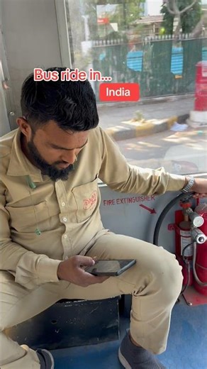 POV: Bus Conductor On AMTS Bus In Ahmedabad | Bus Ride in India