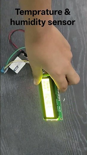 Temperature and humidity sensor #robotics #arduino