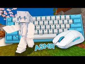 Super Chill Keyboard + Mouse ASMR Sounds *Very Clicky* | Hypixel Bedwars
