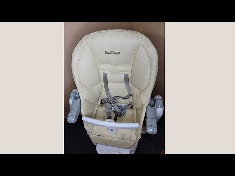 How to deep clean a high chair | Peg Perego high chair cleaning with clean baby gear