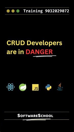 AI Will Replace CRUD Developers First 😳 | The Harsh Truth Every Developer Must Hear