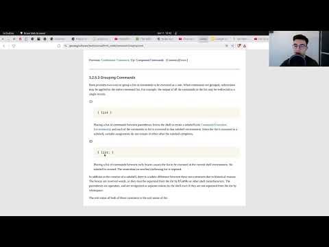 Bash Tip: Grouping Commands