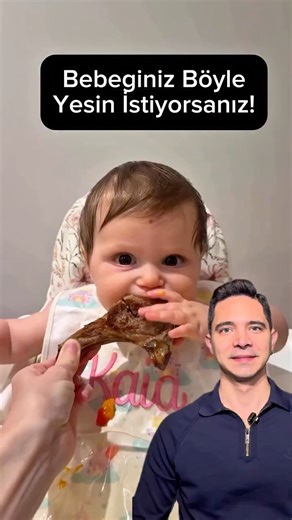 Tunç Aydın | Çocuk Doktoru on Instagram: "🍽️ Bu videodaki gibi iştahla yiyen bebekler tesadüf değil. Ek gıdada mesele sadece ne yediği değil, yemekle nasıl bir ilişki kurduğudur. 👐 Bebek, gıdaya dokunabildiğinde, eline alabildiğinde, kirlenmesine izin verildiğinde yemek güvenli bir deneyim olur. Her lokmada ağzı silinen, istemediği halde kaşık uzatılan, kontrol edilen bebek içinse yemek zamanla stres haline gelir. ⚠️ Bu yüzden ek gıda reddinin en sık nedeni iştahsızlık değildir. Beslenmeye zor