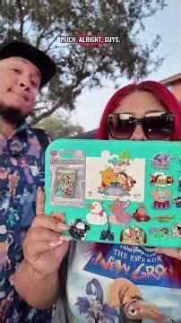 The unofficial pin trading spot at Disney Springs #disneysprings #disneypintrading #shorts #unboxing