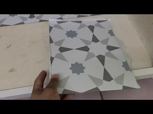 Peel n Stick Floor Tile in Cabinets
