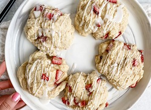 A Fluffy Strawberry Shortcake Drop Cookies Recipe