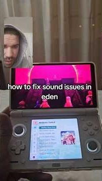 how to fix sound issues in eden