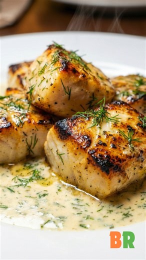 Lemon Butter Cod Cubes with Dill Cream Sauce 🍋🐟 Golden, buttery cod bites swimming in a silky dill cream sauce? Yes please! This dish is bright, cozy, and just fancy enough to impress while still being totally doable on a weeknight. 🛒 Ingredients: 1 pound cod fillets, cut into cubes 3 tablespoons butter 2 tablespoons olive oil 1 lemon, juiced and zested Salt to taste Pepper to taste 1 cup heavy cream 2 tablespoons fresh dill, chopped 1 teaspoon garlic powder 1 tablespoon lemon juice 👩‍🍳 How