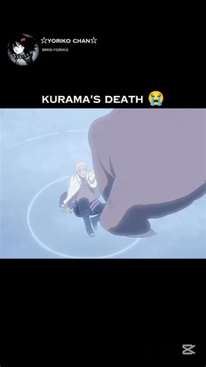 Kurama's death😭😭😭💔💔 #naruto #foryou #anime
