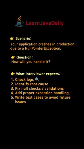 answer in discription #java #learnjava #javaee #j2ee #youtubeshorts #javabackend @learnJavaDaily