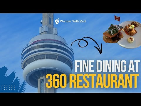 Fine Dining at Revolving 360 Restaurant in CN Tower | Living in Toronto Episode 04