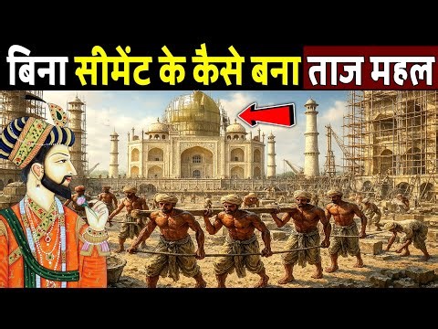 You will be shocked to know how Taj Mahal was built without cement! History of Taj Mahal in Hindi