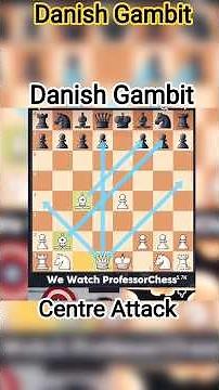 Danish Gambit OR Dane's Gambit #chess #viral #shorts