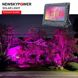 [Hot Item] Latest Design Solar Flood Light 300W Outdoor Lighting with RGB LiFePO4 Battery