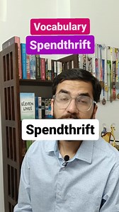 1K views · 137 reactions | Meaning and usage of the English word 'spendthrift' English language tips . . #vocabularywords #vocabulary #englishclass #hinditoenglish #englishtohindi #LearnEnglish #confusingwords #englishgrammar #englishgrammartips #onlineenglishteacher #onlineenglish #EnglishVocabulary | English by Siddharth | Facebook