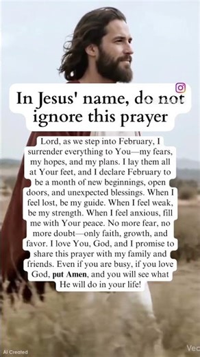 In Jesus' name, do not ignore this prayer
