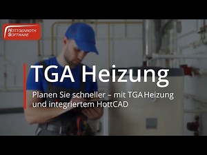 TGA Heizung | Alle Funktionen zum schnelleren Planen mit TGA Heizung