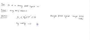 SOLVED:Using concepts of ligand field theory, explain why… | Numerade