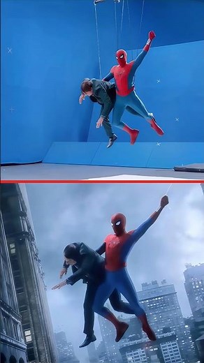 Spider-Man: Brand New Day Behind The Scenes | BTS vs Final Scene | #shorts