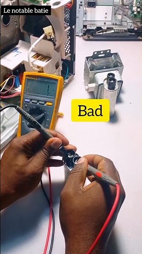 how to test a microwave hv capacitor with your multimeter