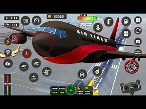 Real Airplane Simulator Gameplay | Ultra Realistic Flight Simulation | Android Flight Game 2025