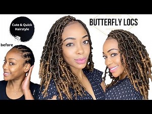 Super EASY DIY Butterfly Locs for Beginners | Quick Install ft. ToyoTress