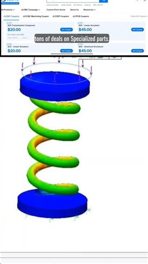 Designing, Simulating & Testing Custom Helical Springs (ft. JLCPCB)