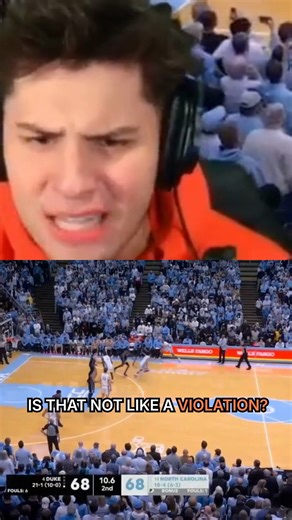 UNC's Stunning Comeback Victory Over Duke! @YouTube: JoeyDubsLIVE #CollegeBasketball #UNCvsDuke #fyp