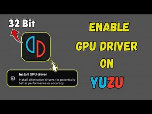 Enable GPU driver option in yuzu