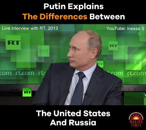 "We need to know our differences, but at the same time pay attention to the positive aspects that will help us cooperate." - V. Putin Like us =>> fb.com/wakingtimes | Waking Times