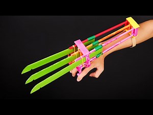 DIY X-Men Wolverine Claws Automatic From Paper || Easy Toy DIY Ideas