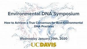 eDNA Symposium - Mary McElroy - Jan 29th 2020