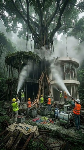 Restoring a Ruined $10M Glass Villa Built Around an Ancient 1000-Year-Old Tree
