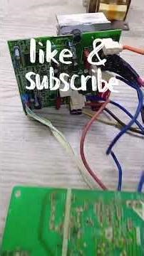 Haier DC inverter ac air conditioner outdoor pcb repairing e7 error problem solved