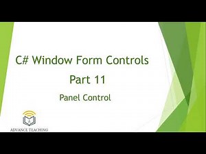 How to Use Panel Control in C#.Net Window Form Application in Urdu/Hindi