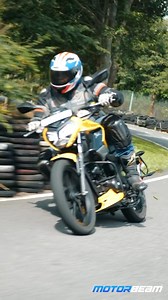 The newest 125cc naked sport motorcycle, the TVS Raider. We rode it on TVS Motor's Hosur test track. First ride review is live on MotorBeam https://youtu.be/3xXb9l9pv5w | MotorBeam